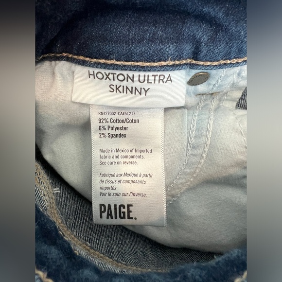 PAIGE Hoxton Ultra Skinny Jeans - Picture 5 of 5